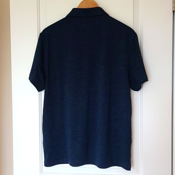 Alfani Dark Blue Polo Shirt Size Large - Picture 5 of 7